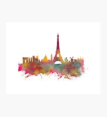 Paris skyline Photographic Print