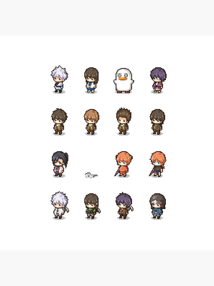 Pixel Gintama set by banafria