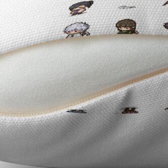 Alternate view of Pixel Gintama set Throw Pillow