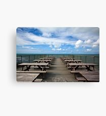 Aberystwyth pier Canvas Print