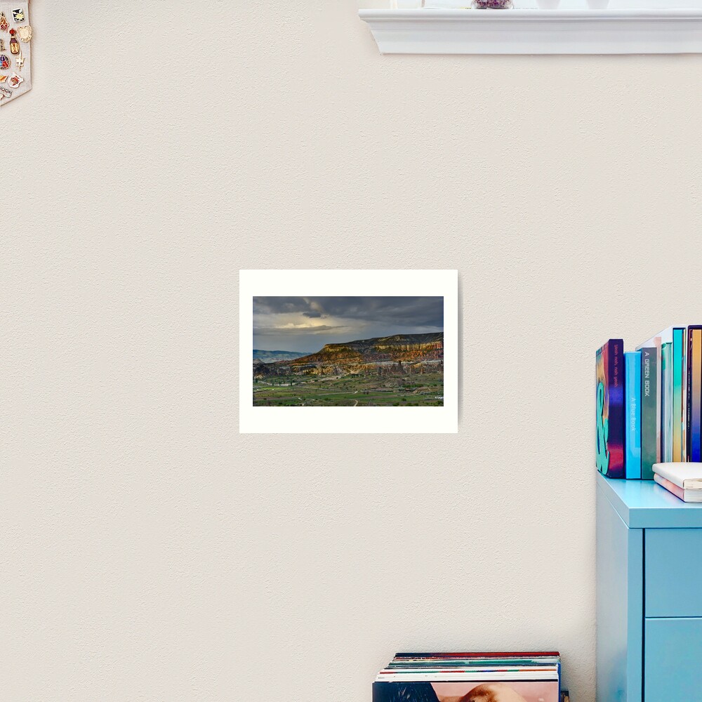 Red Hills, Cappadocia Art Print