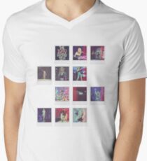 Tour Polaroid Collage Men's V-Neck T-Shirt
