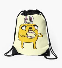 Easter Bunny Jake - Adventure Time Drawstring Bag