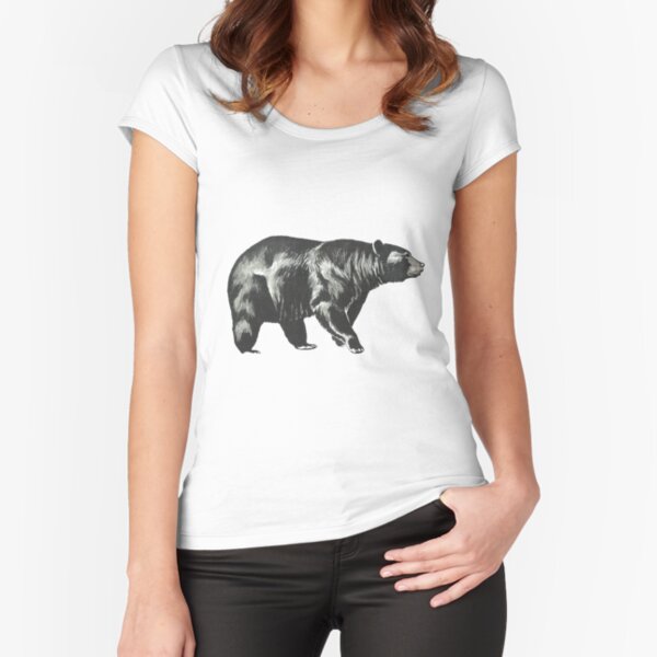 Bear - Big ol' Bear Fitted Scoop T-Shirt
