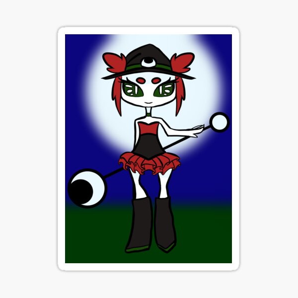 Lunar Rose Witch Sticker
