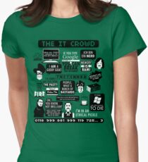 The IT Crowd Quotes Women's Fitted T-Shirt