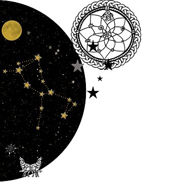 Artwork thumbnail, Sun and Moon Greet the Southern Stars of Virgo while Dreaming by Lehonani