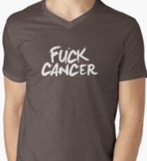 FUCK CANCER Men's V-Neck T-Shirt