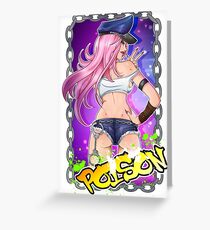 Poison Greeting Card
