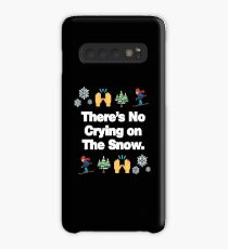 Theres No Crying on The Snow Emoji Funny Skiing Saying Case/Skin for Samsung Galaxy