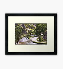 Dovedale Watercolour. Framed Print