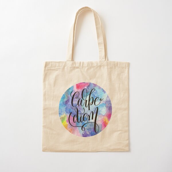Carpe Diem Cotton Tote Bag