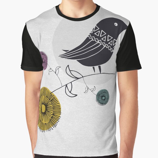 Bird Grafik T-Shirt