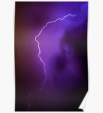 "Electric Purple" Castle Rock, CO Poster