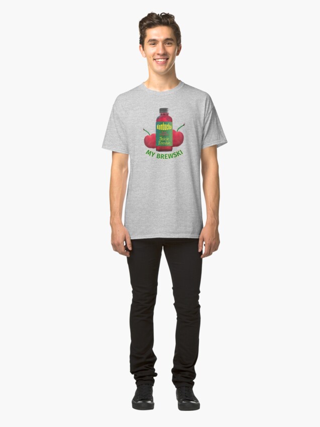 Alternate view of Kombucha. My Brewski. Classic T-Shirt
