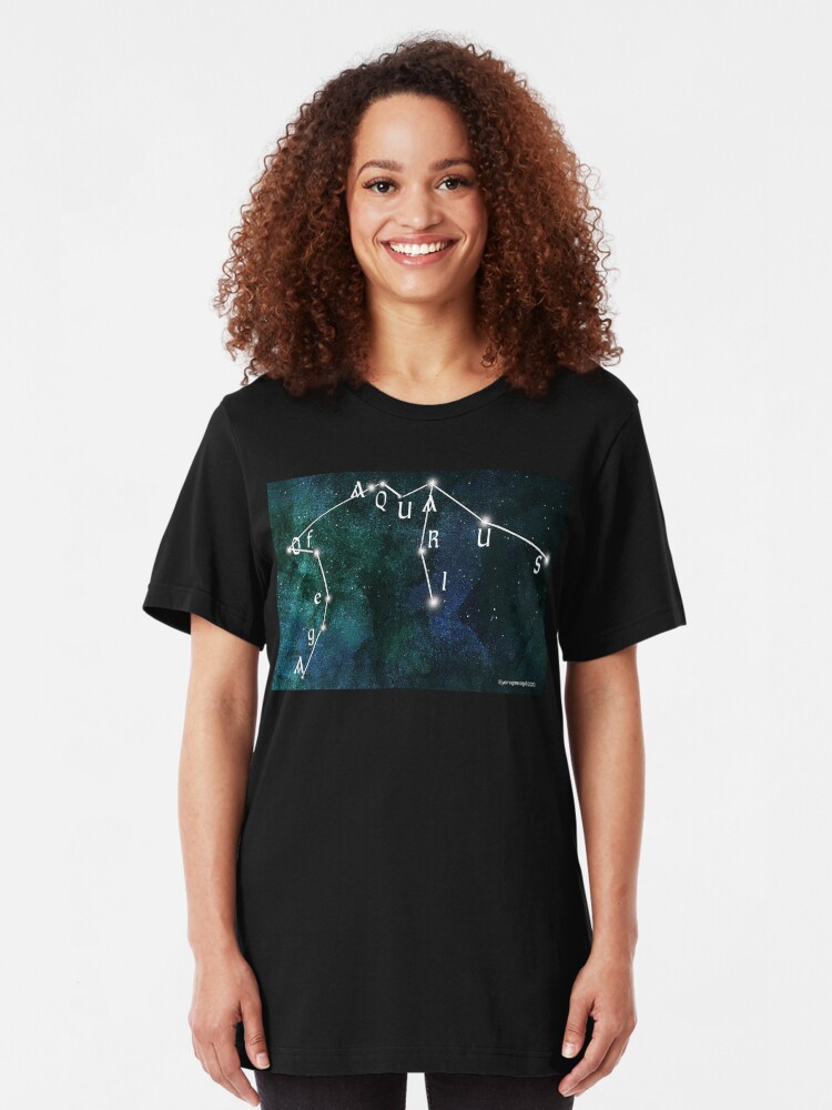 Alternate view of Age of Aquarius Slim Fit T-Shirt