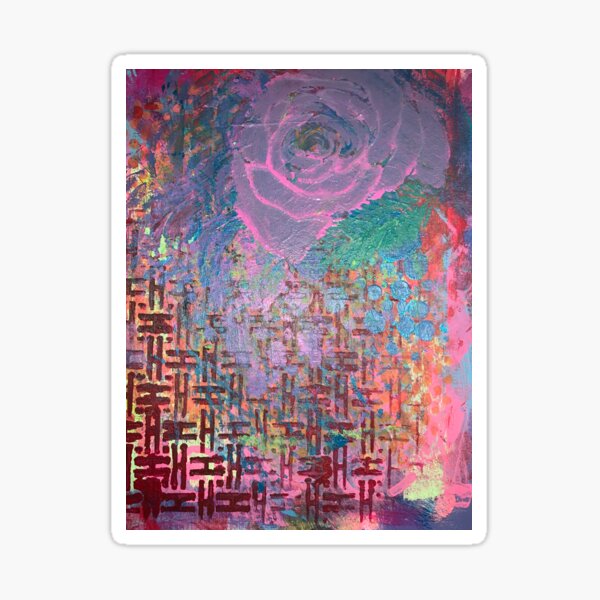 I Bloom in Stormy Weather Sticker