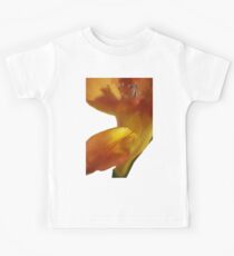 Orange Fresia Macro Kids Tee