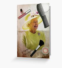 Portrait of Queen Elizabeth II Greeting Card