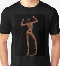 Black model Unisex T-Shirt