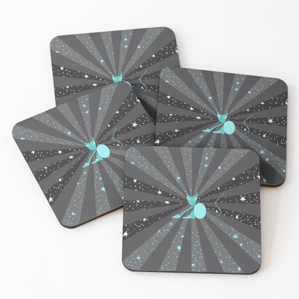 Cosmic Cat Coasters (Set of 4)