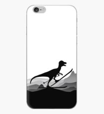 DINO ON SKI - Skiing Dinosaur - Dino Collection iPhone Case