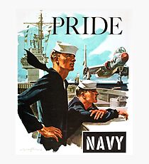 NAVY PRIDE ~ Recruiting Poster ~ War ~ 0539 Photographic Print