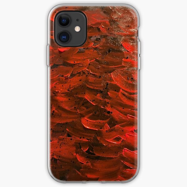 Red Hot Waves iPhone Soft Case