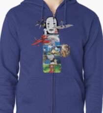 No Face-Hayao Miyazaki Films Zipped Hoodie