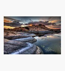 1 2 3 Sunset Photographic Print