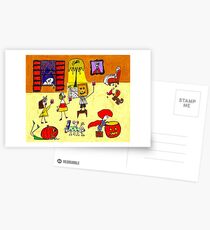 Halloween Party Postcards