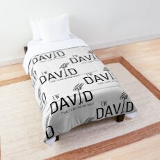 Ew David, There's Bug On Your Dress. Schitt's Creek's David Rose with a Pitch Fork in an Amish Field Comforter