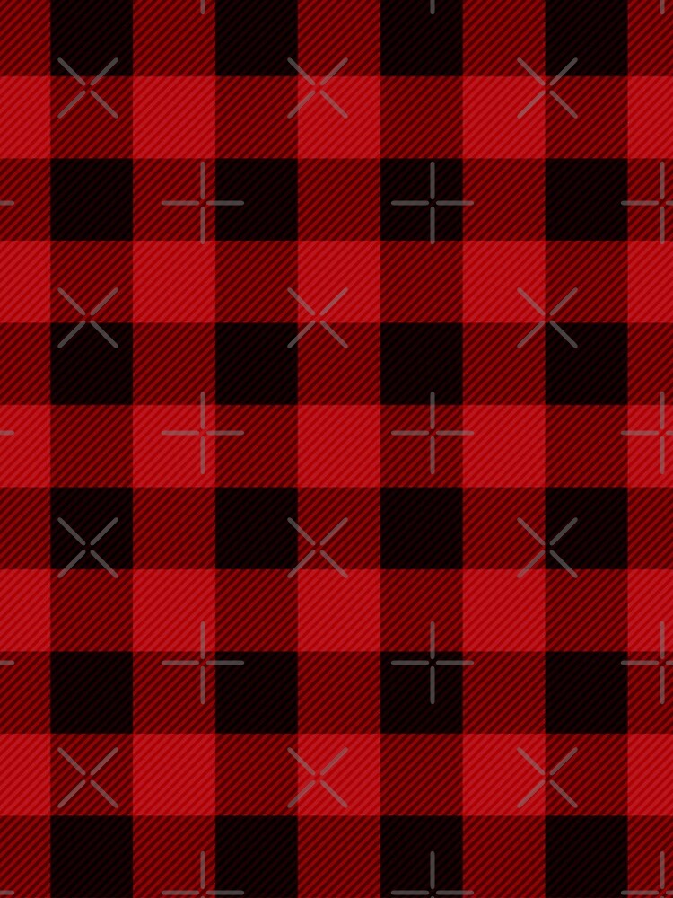Country Christmas Cottage Primitive lumberjack Buffalo Plaid by lfang77
