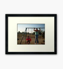 Swing, Swing, Swing Framed Print