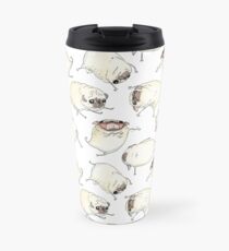 Taza de viaje Pug Interpretive Dance