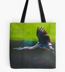 Heron in Flight Tote Bag
