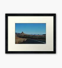 the black ribbon. free state, south africa Framed Print