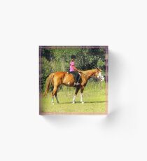 CowGirl Acrylic Block