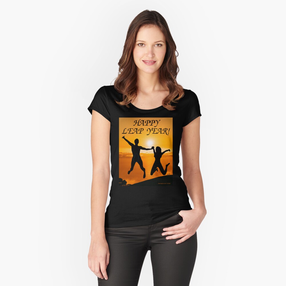 Happy Leap Year Fitted Scoop T-Shirt