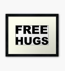FREE HUGS Framed Print