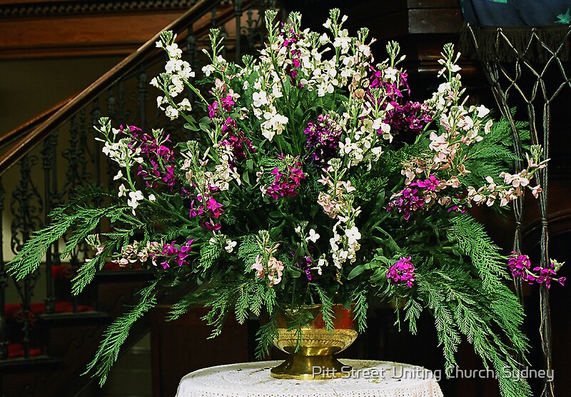 "0072 Floral Arrangement" by Pitt Street Uniting Church, Sydney Redbubble