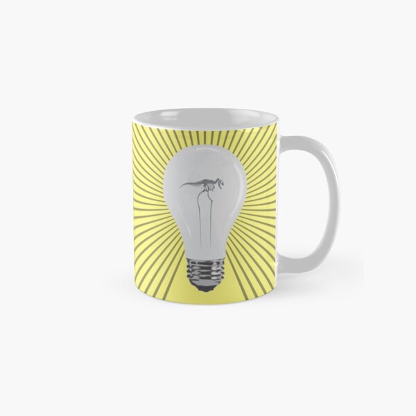 T Rex Light Bulb Classic Mug