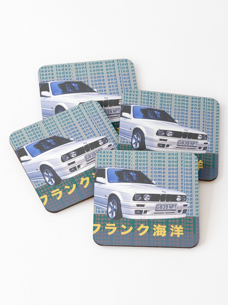 Frank Ocean Futura Free Coasters Set Of 4 By Irenetrevino4 Redbubble