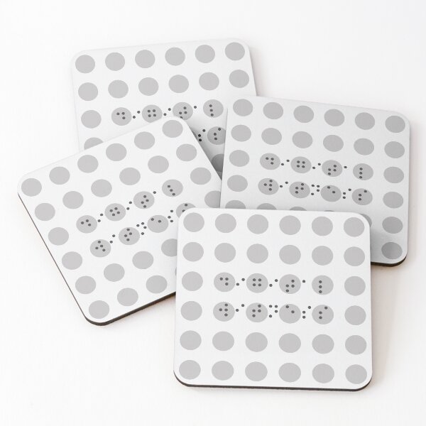 Digital Witness Coasters (Set of 4)