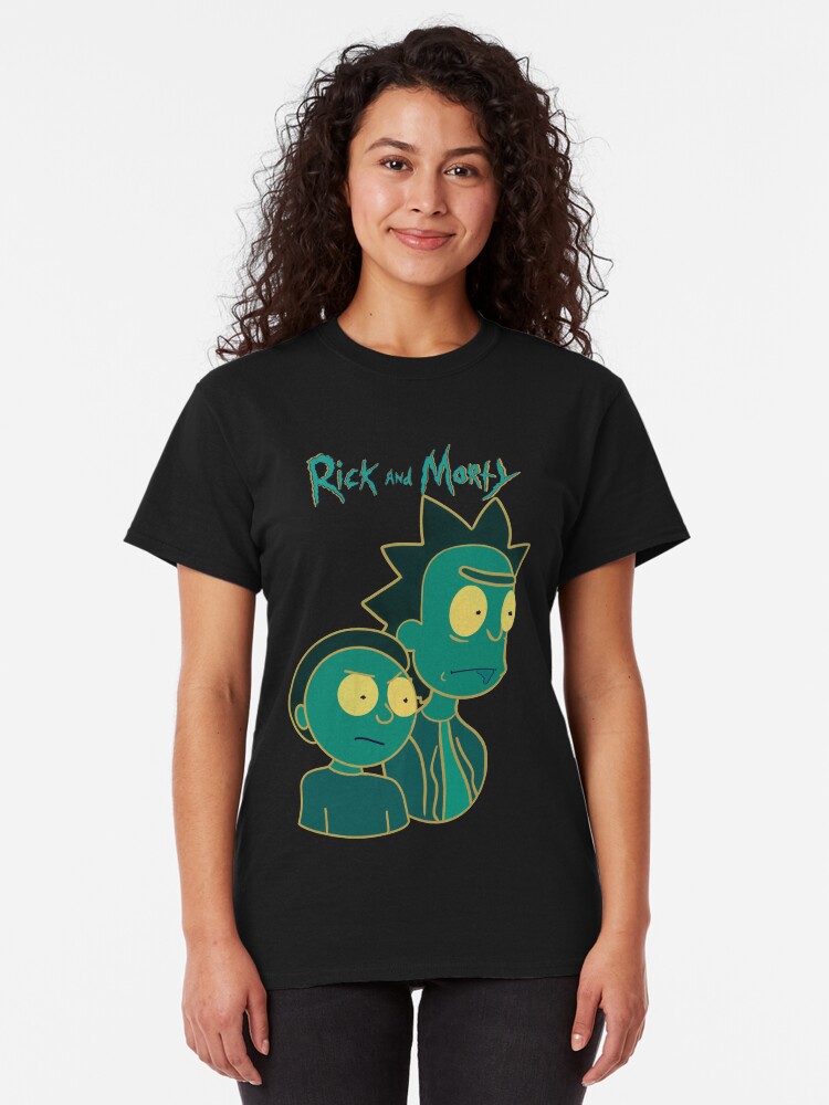 Alternate view of Rick and Morty Classic T-Shirt