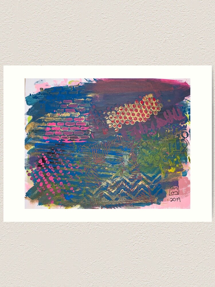 Alternate view of Layer by Layer Art Print