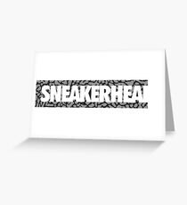 Sneakerhead Cement Greeting Card