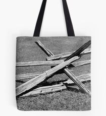 Wooden fence Tote Bag