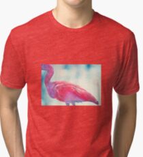 Pink Bird Tri-blend T-Shirt