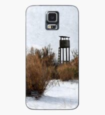 Vintage Hunting House in Winter Case/Skin for Samsung Galaxy
